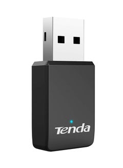 اشتري Dual Band USB WiFi Adapter Black/Silver في السعودية