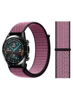 Buy Nylon Loop Replacement Band 22mm For 22mm For Huawei Watch GT 2 46mm True Berry in UAE