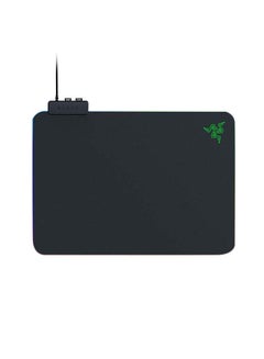 Buy Firefly V2 Micro Textured Gaming Mouse Mat with RGB Lighting Powered by Chroma Black in UAE