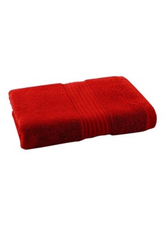 Buy Cotton Face Towel Burgundy 50x100cm in Saudi Arabia