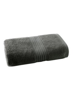 Buy Cotton Face Towel Grey 50x100centimeter in Saudi Arabia