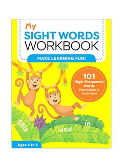 اشتري My Sight Words Workbook : Make Learning Fun Paperback الإنجليزية by Lautin Brainard - 10 September 2019 في الامارات