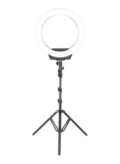 Buy LED Selfie Ring Light Camera Lamp With Tripod Stand Kit Black in UAE