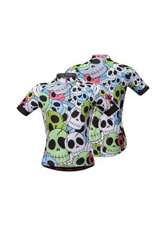 اشتري Breathable Full Zip Bike Shirt MTB Bicycle Riding Jersey في الامارات