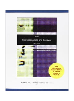 Buy Microeconomics And Behavior Paperback English by Robert H. Frank - 01 Nov 2009 in Egypt