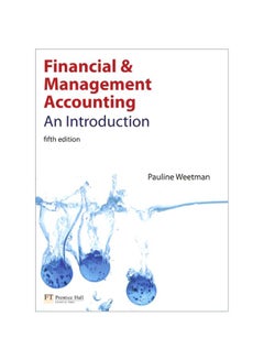 Buy Financial And Management Accounting: An Introduction paperback english - 18 Aug 2010 in Egypt