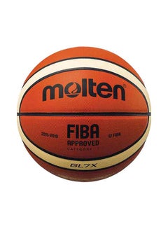 اشتري كرة سلة من الجلد بملمس محبب بارز معتمدة من الاتحاد الدولي لكرة السلة في الامارات