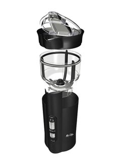 Buy Electric Coffee Grinder 200.0 W IDS77-RB Black/Clear in Saudi Arabia