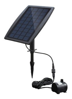 Buy Solar Power Decorative Fountain Water Pump Black in Saudi Arabia