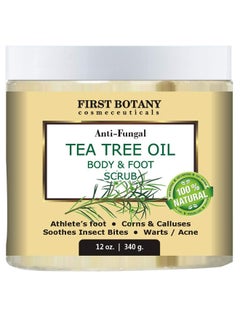 Buy Natural Anti Fungal Tea Tree Oil Body And Foot Scrub in Saudi Arabia