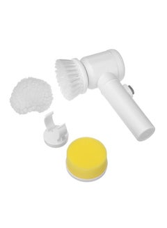 Buy 5-In-1 Electric Magic Toilet Cleaning Brush White 26cm in Saudi Arabia