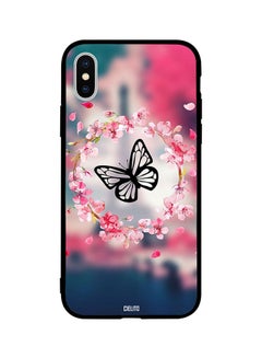 Buy Skin Case Cover -for Apple iPhone X Butterfly in Flower Ring Butterfly in Flower Ring in Egypt