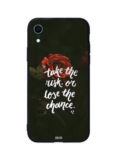 اشتري Skin Case Cover -for Apple iPhone XR Take Risk Or Lose Chance Take Risk Or Lose Chance في مصر