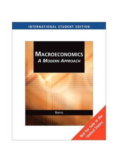 اشتري Macroeconomics: A Modern Approach Paperback English by Robert J. Barro في مصر