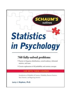 Buy Schaum's Outline Of Statistics In Psychology paperback english - 24 Jan 2009 in Egypt