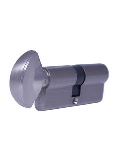 اشتري Cylinder Door Lock With Key Silver 70mm في الامارات