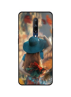 Buy Protective Case Cover For OnePlus 7 Pro Hat Girl Hiding Love Leaves in UAE