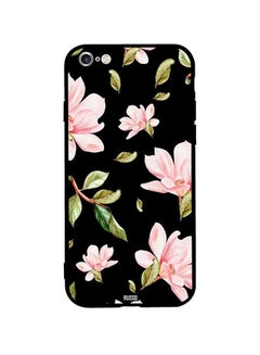 Buy Skin Case Cover -for Apple iPhone 6s Plus Pink Orchids With Leaf Black Background Pink Orchids With Leaf Black Background in Egypt