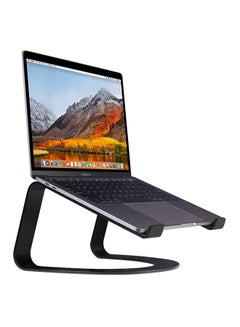 Buy Curve Desktop Stand for MacBook Black in UAE