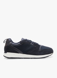 Buy Suede Detailed Sneakers Navy in Saudi Arabia