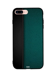 Buy Skin Case Cover -for Apple iPhone 8 Plus Cover Black and Green Leather Pattern Cover Black and Green Leather Pattern in Egypt