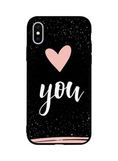 Buy Skin Case Cover -for Apple iPhone X Love You Pink Heart Love You Pink Heart in Egypt