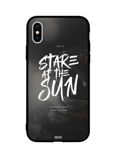 اشتري Skin Case Cover -for Apple iPhone X Black/White أسود/ أبيض في مصر