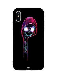 اشتري Protective Case Cover For Apple iPhone XS Spiderman in Hood في مصر