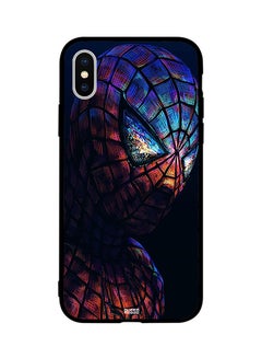 اشتري Protective Case Cover For Apple iPhone XS Spiderman Close Look في مصر