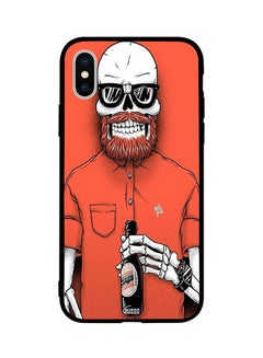 Buy Protective Case Cover For Apple iPhone XS Skull Coke in Egypt