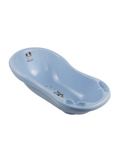 Buy Mickey Baby Bath Tub With Plug - Sky Blue in Saudi Arabia
