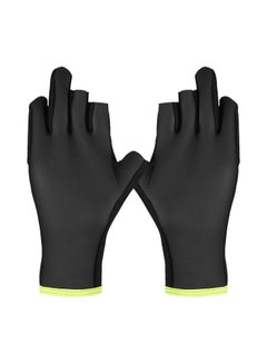 Buy Fingerless Anti-Slip Water Resistant Neoprene Fishing Gloves 22 X 18cm in UAE