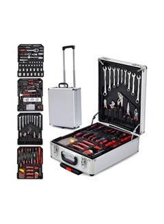 اشتري 187-piece Professional Tools Set Red/Silver في الامارات