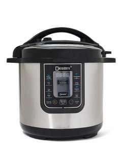 اشتري Electric Pressure Cooker 8008-8L Silver/Black في الامارات