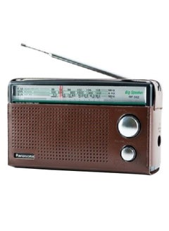 Buy 3-Band Portable Radio 918273645118808 Black/Brown in Saudi Arabia