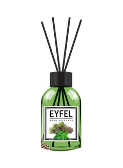 Buy Pine And Mint Reed Diffuser Black/Green 120ml in UAE