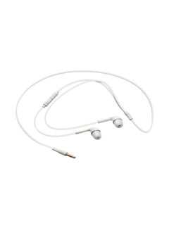 Buy In-Ear Wired Headphone With Mic For Samsung Galaxy White in Saudi Arabia