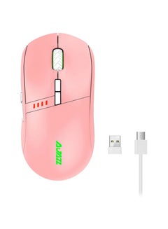 Buy USB Wireless Type-C Mouse Pink in UAE