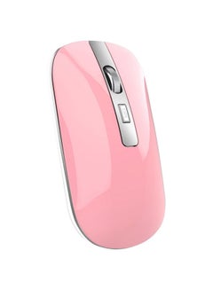 Buy M30 Rechargeable Wireless Mouse Pink in Saudi Arabia
