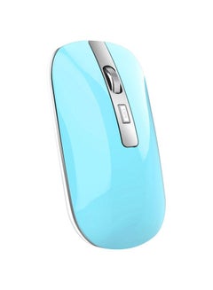 Buy M30 Rechargeable Wireless Mouse Blue in Saudi Arabia