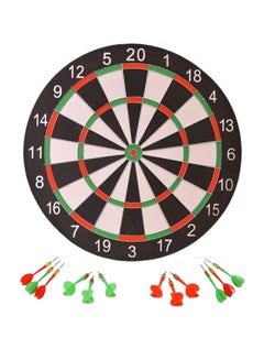 Buy 13 Piece Double Face Dart Board Set 15inch in Saudi Arabia