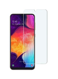 Buy Tempered Glass Screen Protector For Samsung Galaxy A70 Clear in UAE