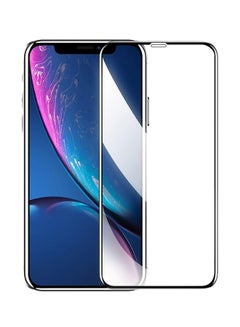 Buy 5D Tempered Glass Screen Protector For iPhone 11 Clear/Black in UAE
