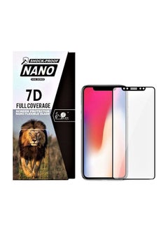 Buy 7D Tempered Glass Screen Protector For Apple iPhone 11 Pro Max Clear/Black in Saudi Arabia