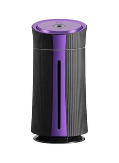 Buy Aroma Essential Oil Air Humidifier With LED Light 2W Purple/Black in UAE