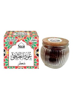 Buy Mu'attar Oud Al Khaleeji Solid Perfume Black/Brown 40grams in UAE