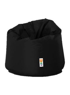 Buy Leather Bean Bag Black in UAE