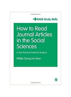 اشتري How To Read Journal Articles In The Social Sciences : A Very Practical Guide For Students paperback english في مصر