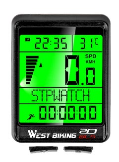 Buy Multifunctional Cycling Wireless Speedometer 10cm in UAE