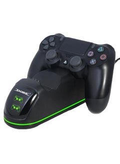 Buy Dual Charging Dock With USB Cable For P4 Wireless Controller in UAE